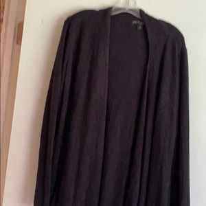 VERY SOFT black cardigan
